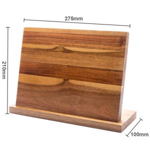 Solid Wood Powerful Magnetic Knife Holder Kitchen Chef Cooking Tools - Image 3